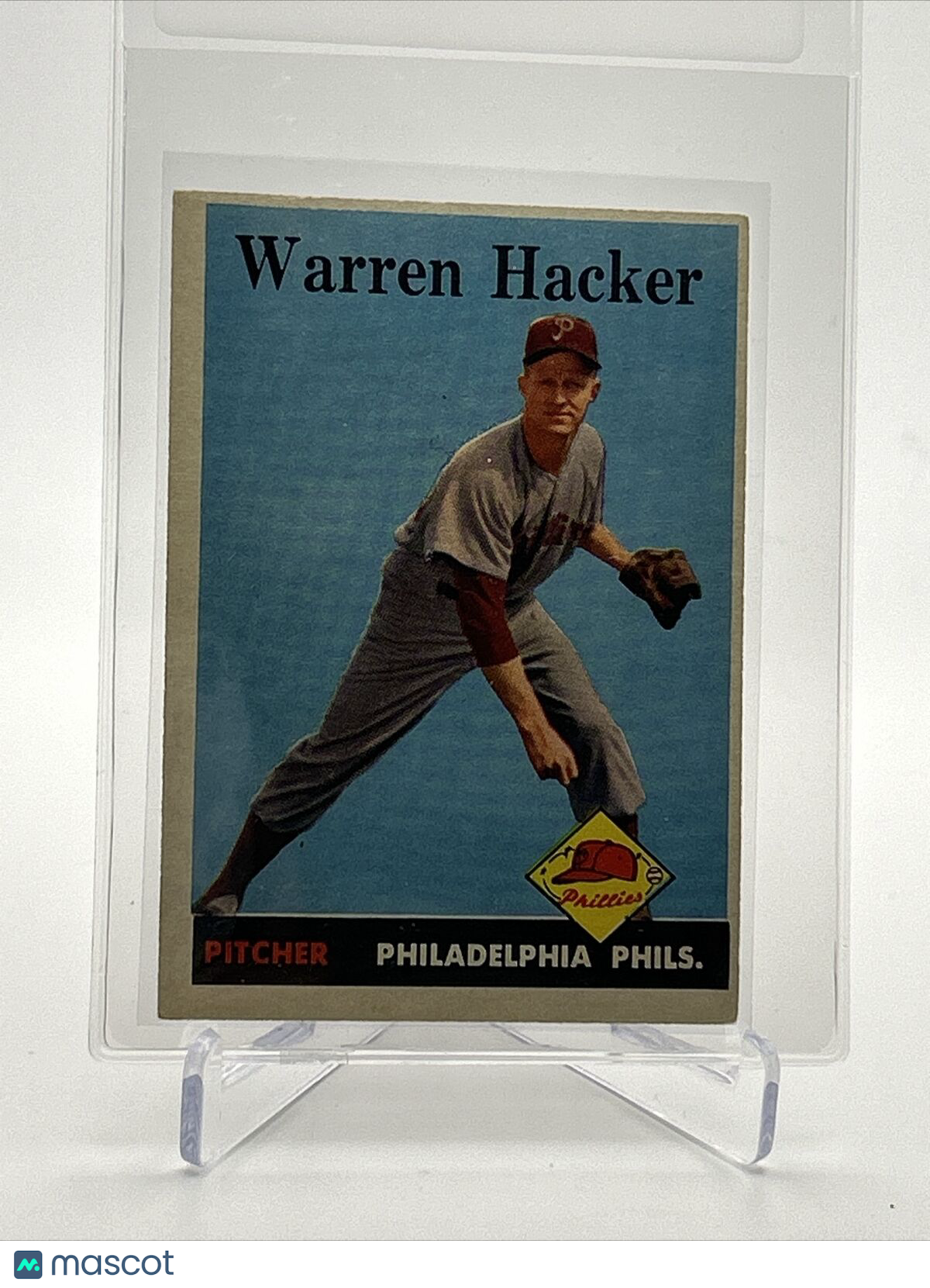 1958 Topps Warren Hacker Baseball Card #251 EX Quality FREE SHIPPING