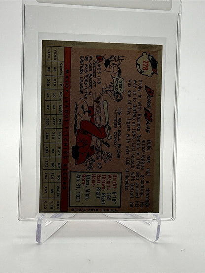 1958 Topps Duke Maas Baseball Card #228 EX Quality FREE SHIPPING