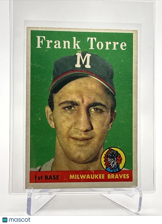 1958 Topps Frank Torre Baseball Card #117 EX Quality FREE SHIPPING