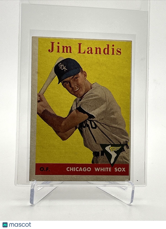 1958 Topps Jim Landis Baseball Card #108 EX Quality FREE SHIPPING
