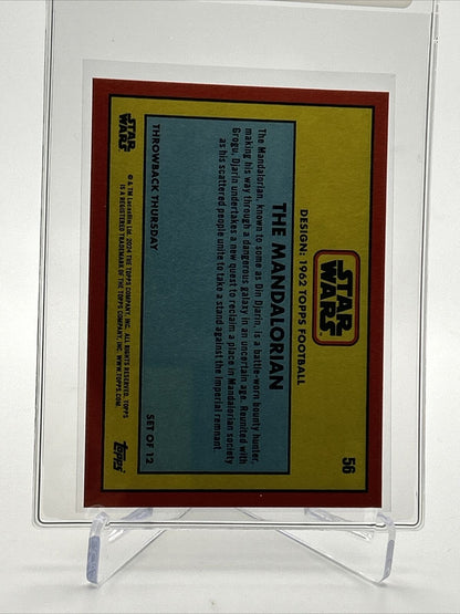 2024 Topps Star Wars Throwback Thursday The Mandalorian #56 Mint FREE SHIPPING