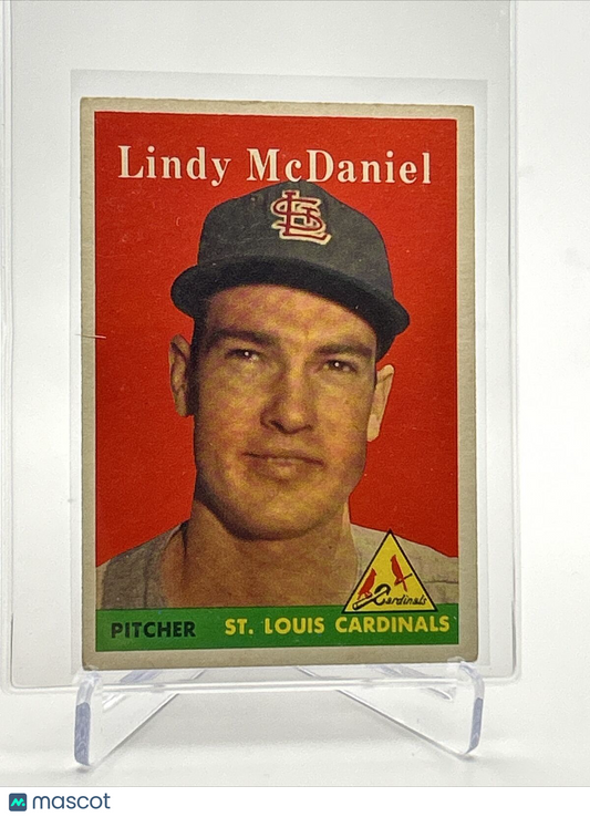1958 Topps Lindy McDaniel Baseball Card #180 EX Quality FREE SHIPPING