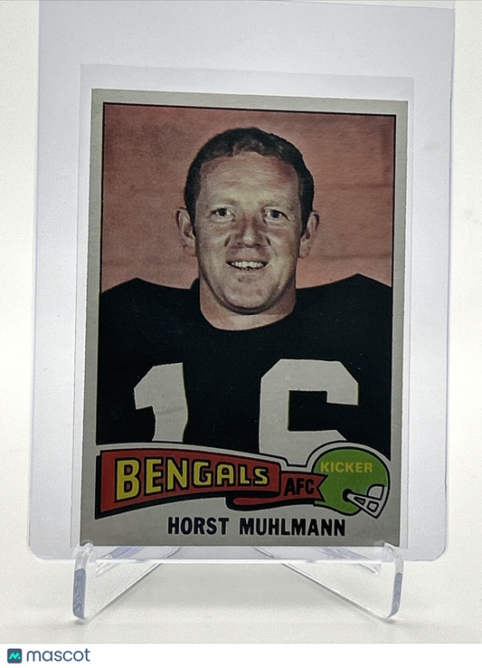 1975 Topps Horst Muhlmann Football Card #114 NM Quality FREE SHIPPING