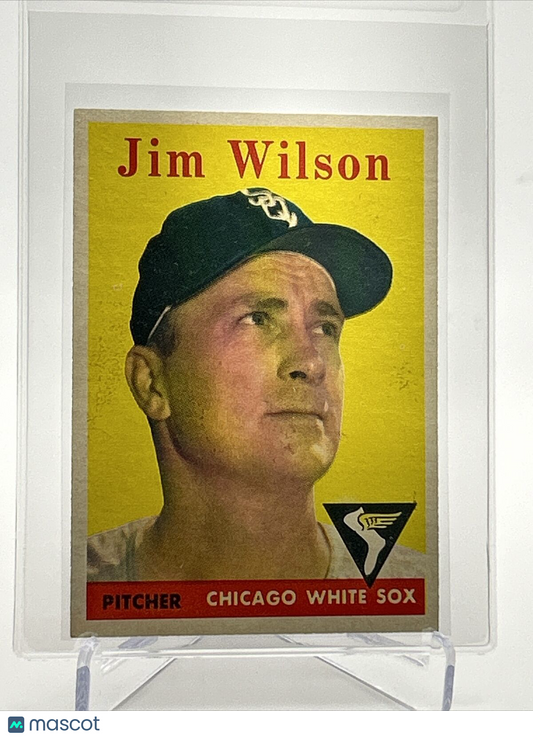 1958 Topps Jim Wilson Baseball Card #163 EX Quality FREE SHIPPING