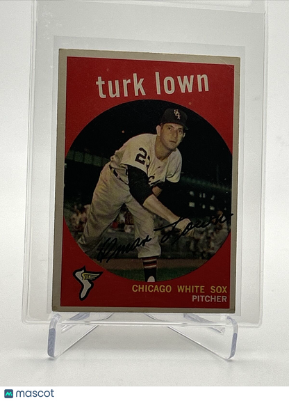 1959 Topps Turk Lown White Back Baseball Card #277 VG Quality FREE SHIPPING