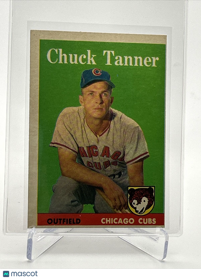 1958 Topps Chuck Tanner Baseball Card #91 EX Quality FREE SHIPPING