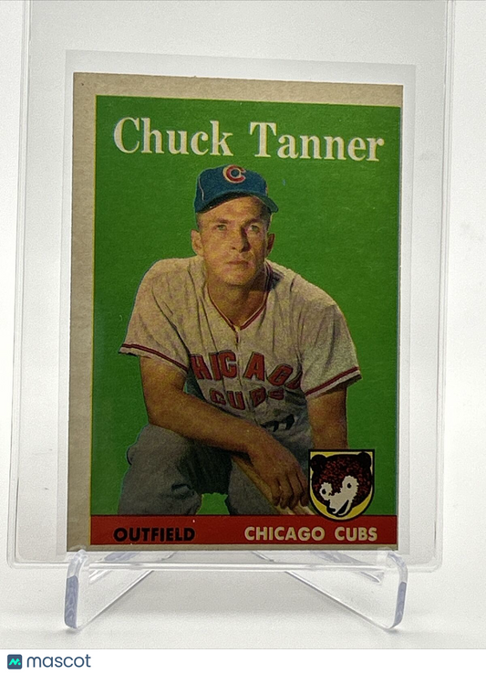 1958 Topps Chuck Tanner Baseball Card #91 EX Quality FREE SHIPPING