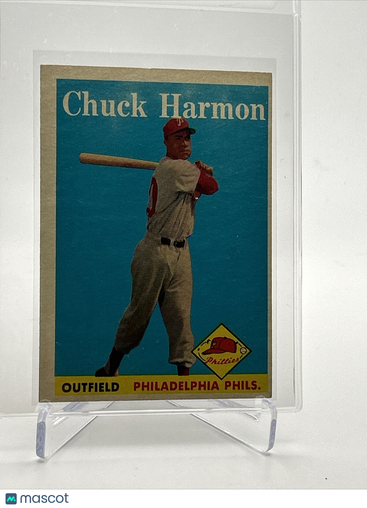 1958 Topps Chuck Harmon Baseball Card #48 EX Quality FREE SHIPPING