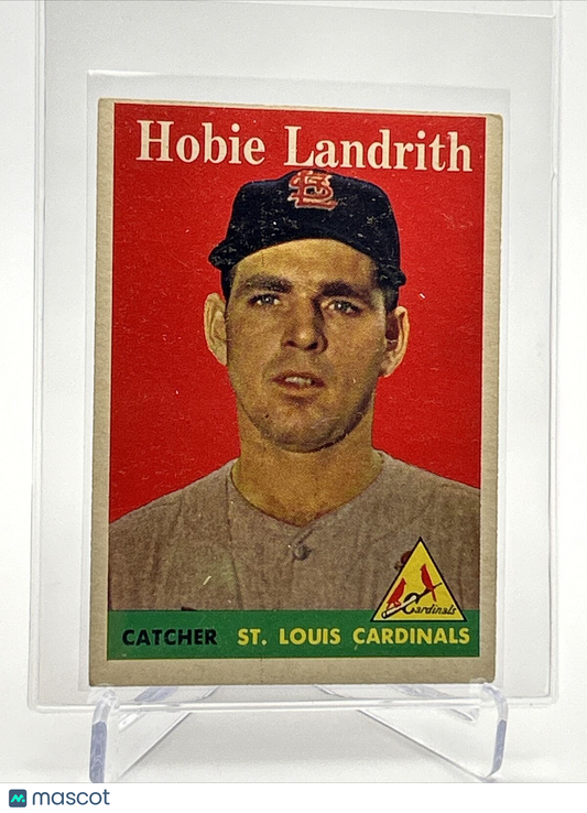 1958 Topps Hobie Landrith Baseball Card #24 EX Quality FREE SHIPPING