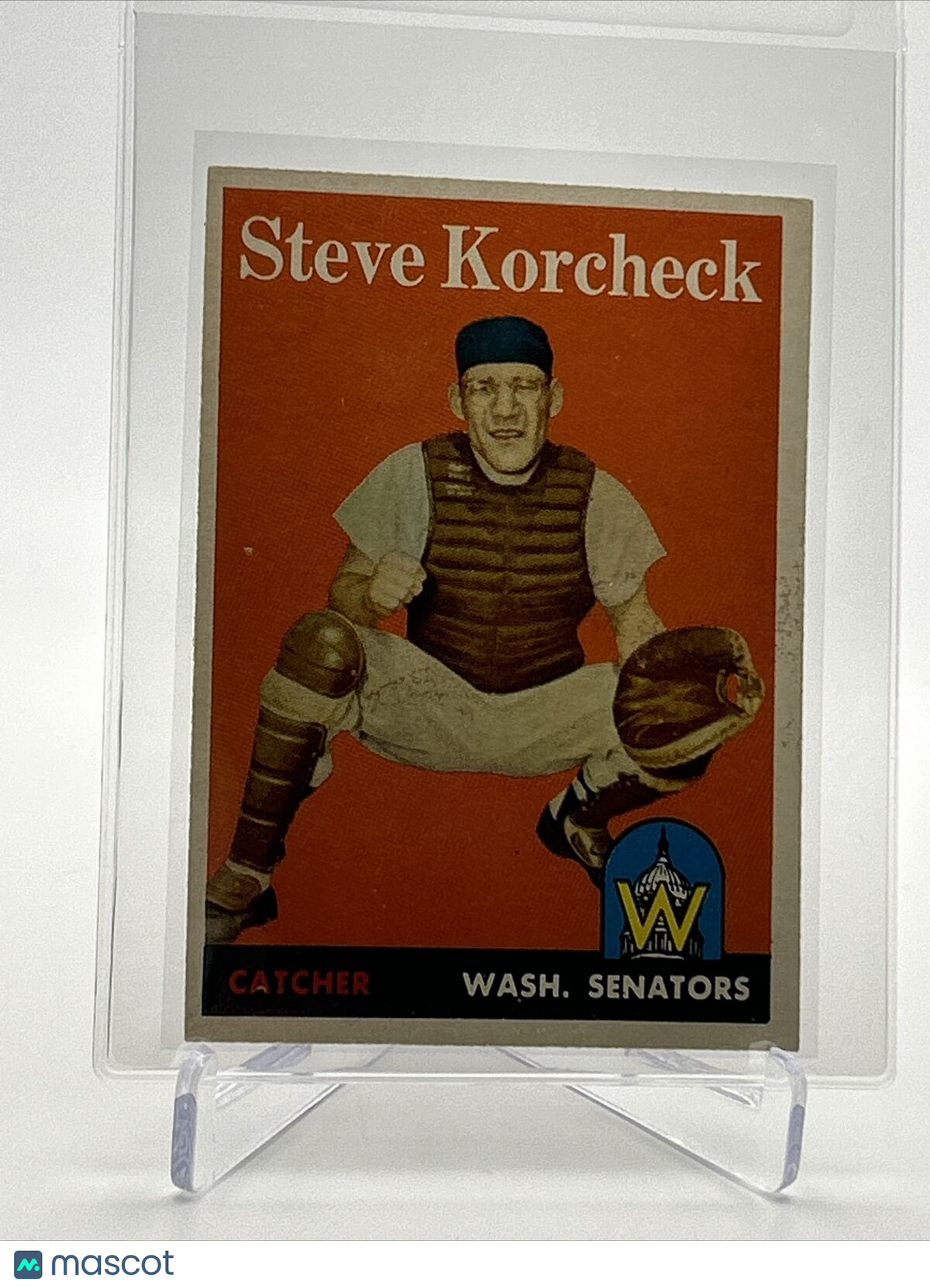 1958 Topps Steve Korcheck Baseball Card #403 VG Quality FREE SHIPPING