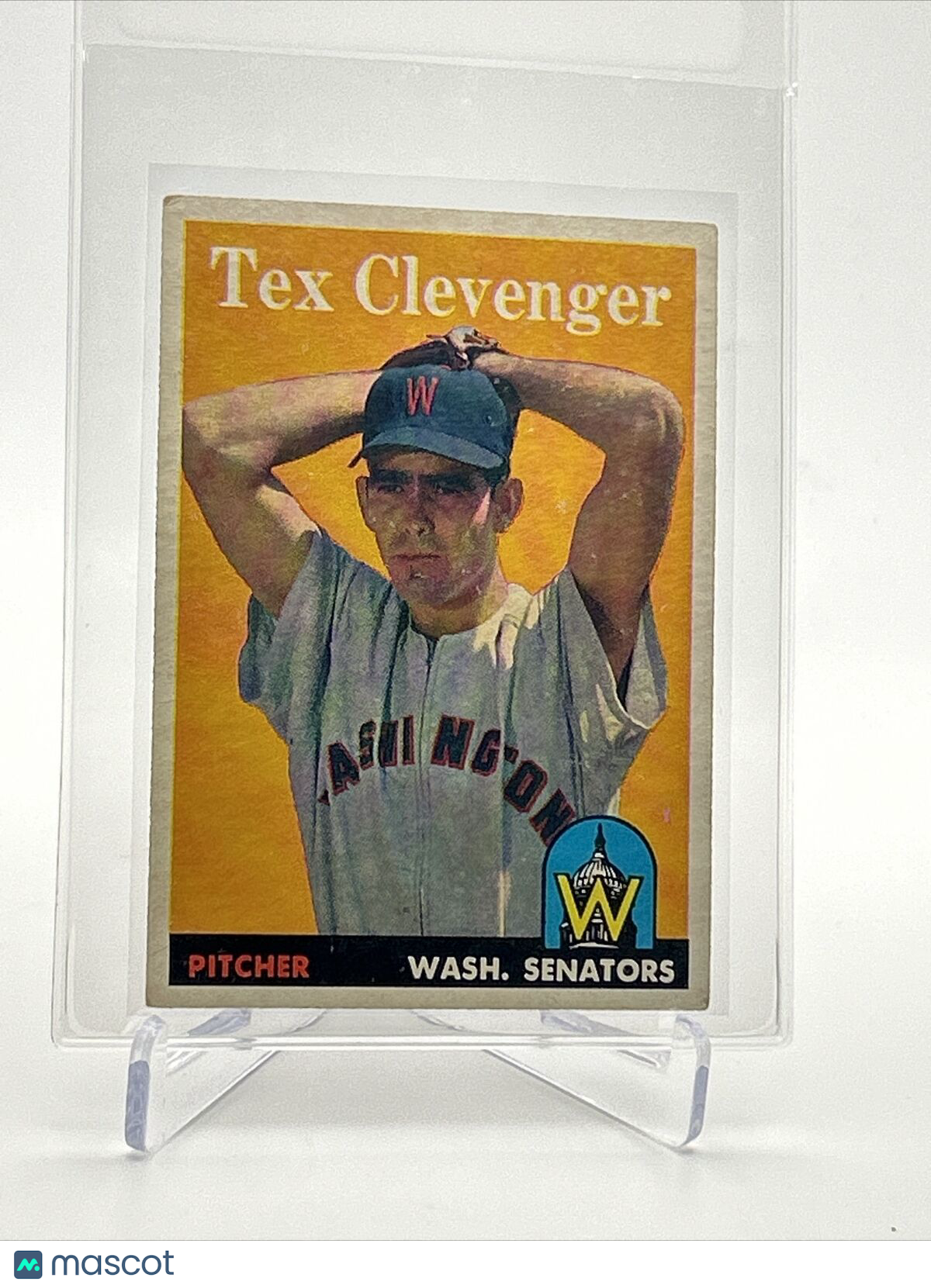 1958 Topps Tex Clevenger Rookie Baseball Card #31 VG-EX Quality FREE SHIPPING