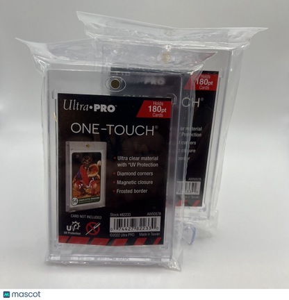 Ultra Pro One-Touch Thick Card 180pt Point Magnetic Card Holder - LOT of 2