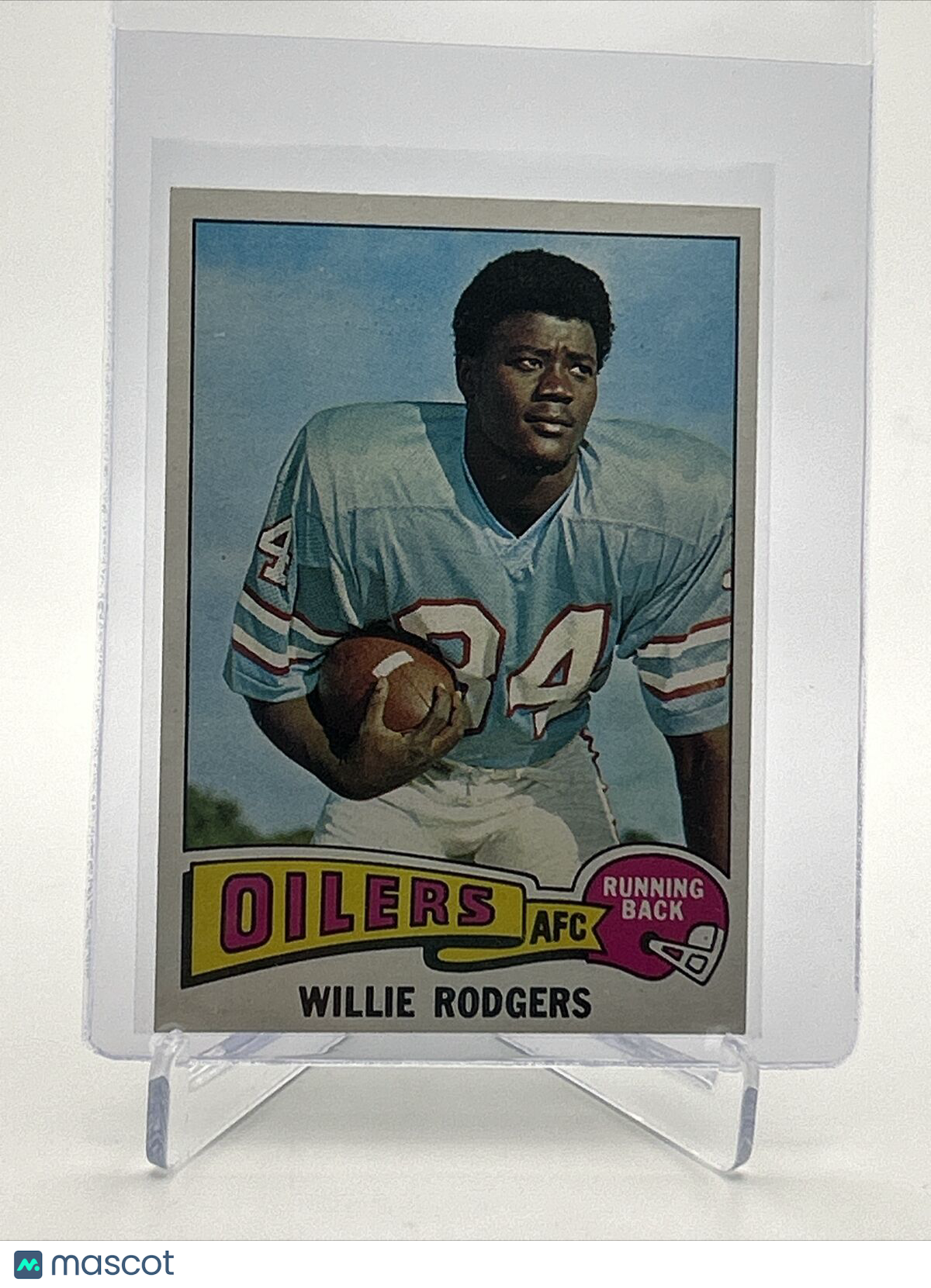 1975 Topps Willie Rodgers Rookie Football Card #166 NM Quality FREE SHIPPING