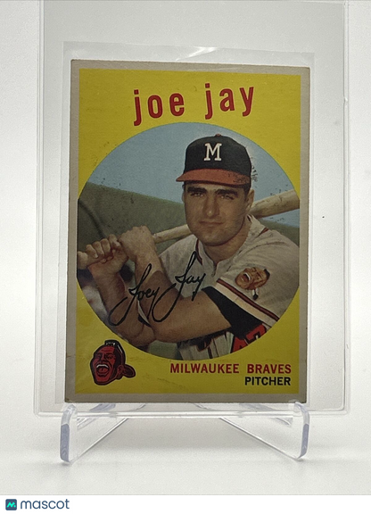 1959 Topps Joe Jay White Back Baseball Card #273 VG Quality FREE SHIPPING