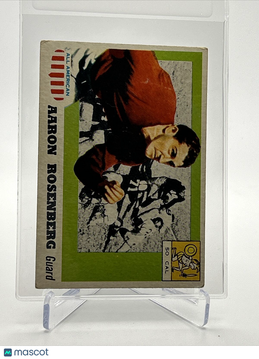 1955 Topps Aaron Rosenberg Football Card #13 VG Quality FREE SHIPPING