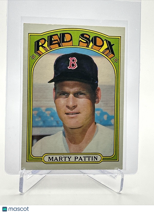 1972 Topps Marty Pattin Baseball Card #144 EX Quality FREE SHIPPING