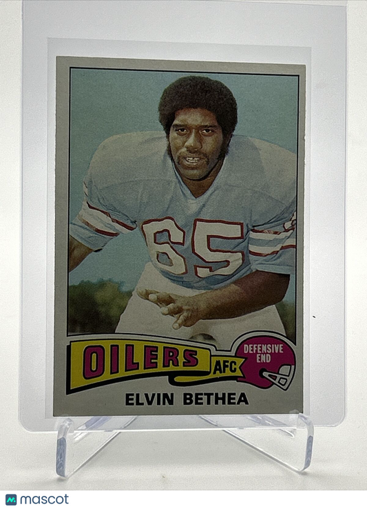1975 Topps Elvin Bethea Football Card #385 NM Quality FREE SHIPPING