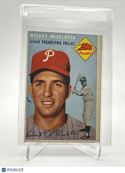 1954 Topps Mickey Micelotta Rookie Card #212 VG-EX Quality FREE SHIPPING