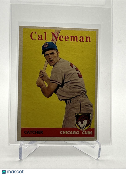 1958 Topps Cal Neeman Baseball Card #33 EX-MT Quality FREE SHIPPING