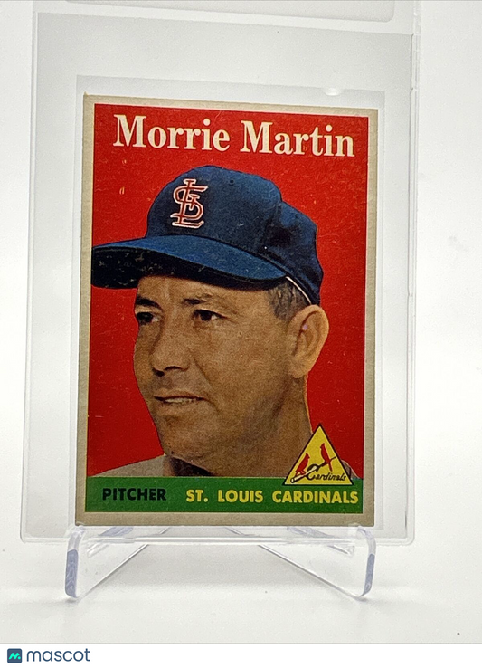 1958 Topps Morrie Martin Baseball Card #53 EX-MT Quality FREE SHIPPING