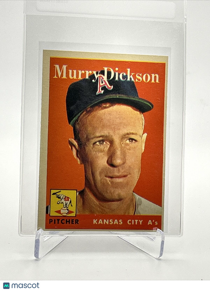 1958 Topps Murry Dickson Baseball Card #349 EX Quality FREE SHIPPING