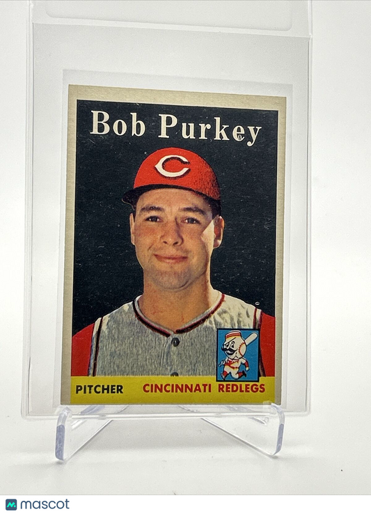 1958 Topps Bob Purkey Baseball Card #311 EX Quality FREE SHIPPING