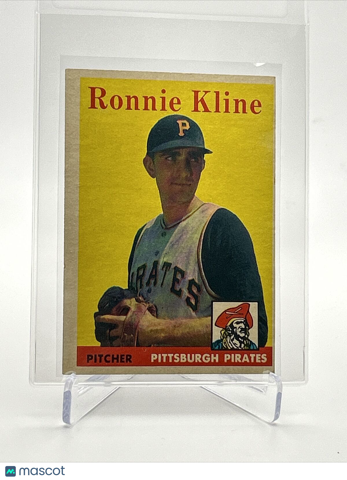 1958 Topps Ronnie Kline Baseball Card #82 EX Quality FREE SHIPPING