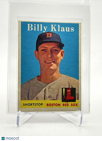 1958 Topps Billy Klaus Baseball Card #89 EX Quality FREE SHIPPING