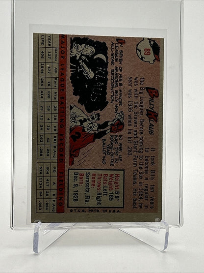 1958 Topps Billy Klaus Baseball Card #89 EX Quality FREE SHIPPING