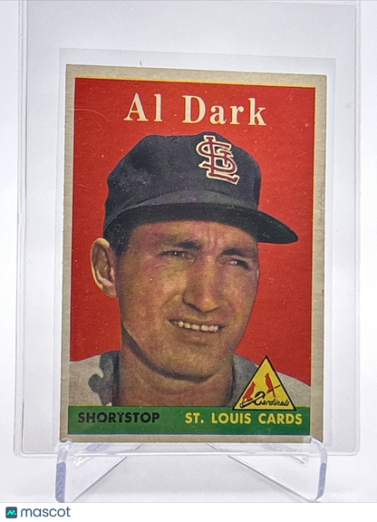 1958 Topps Al Dark Baseball Card #125 EX Quality FREE SHIPPING