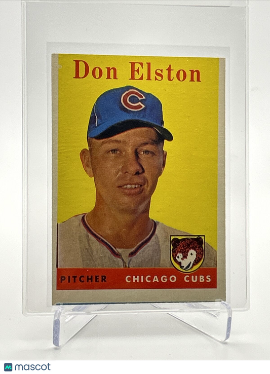 1958 Topps Don Elston Baseball Card #363 EX Quality FREE SHIPPING