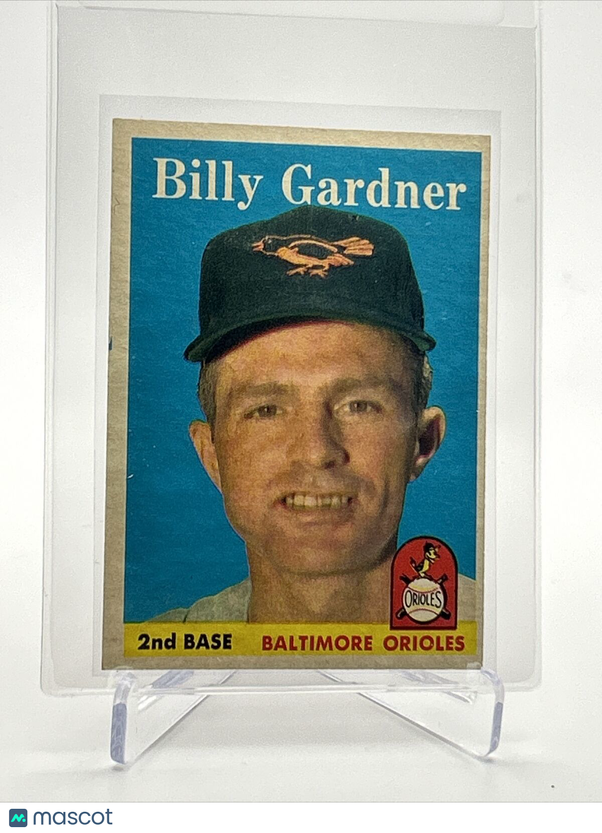 1958 Topps Billy Gardner Baseball Card #105 EX Quality FREE SHIPPING