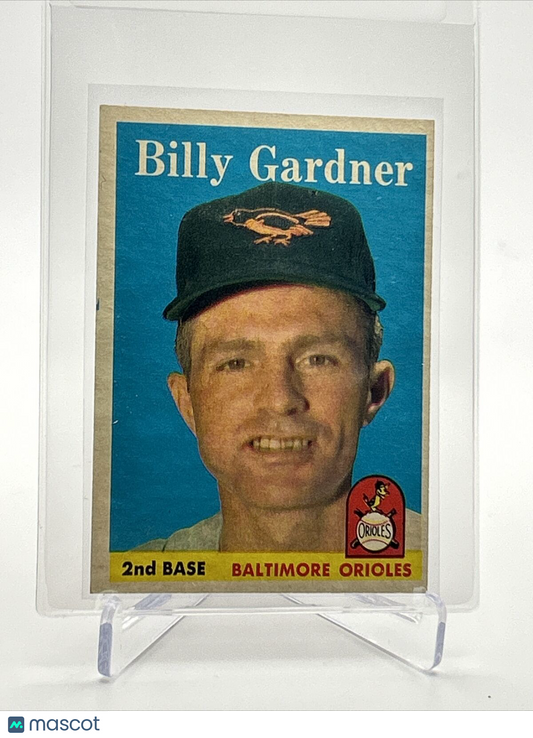 1958 Topps Billy Gardner Baseball Card #105 EX Quality FREE SHIPPING