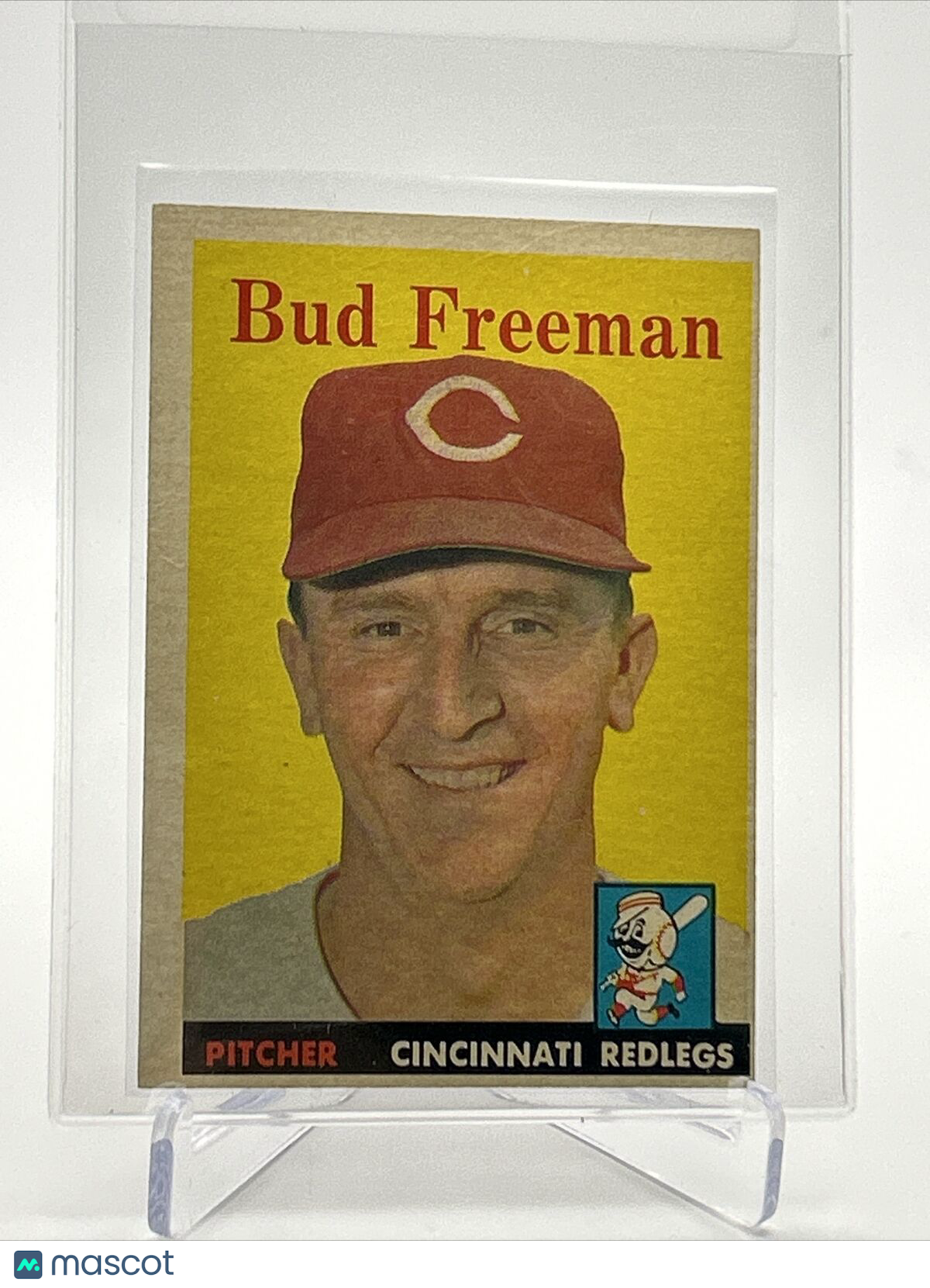 1958 Topps Bud Freeman Baseball Card #27 EX Quality FREE SHIPPING