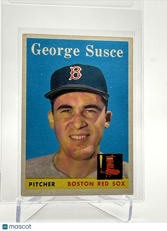 1958 Topps George Susce Baseball Card #189 VG Quality FREE SHIPPING