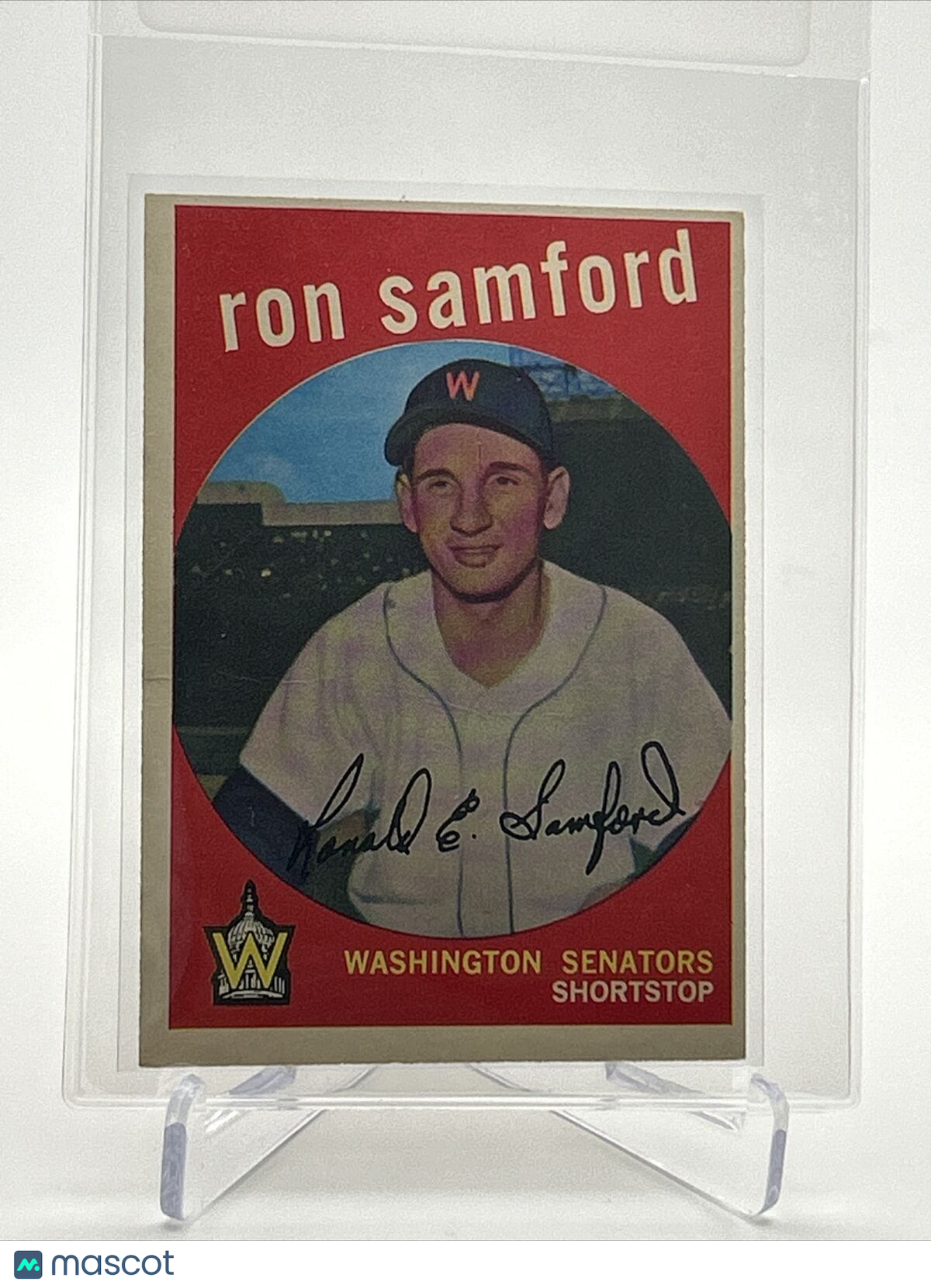 1959 Topps Ron Samford White Back Baseball Card #242 VG-EX Quality FREE SHIPPING