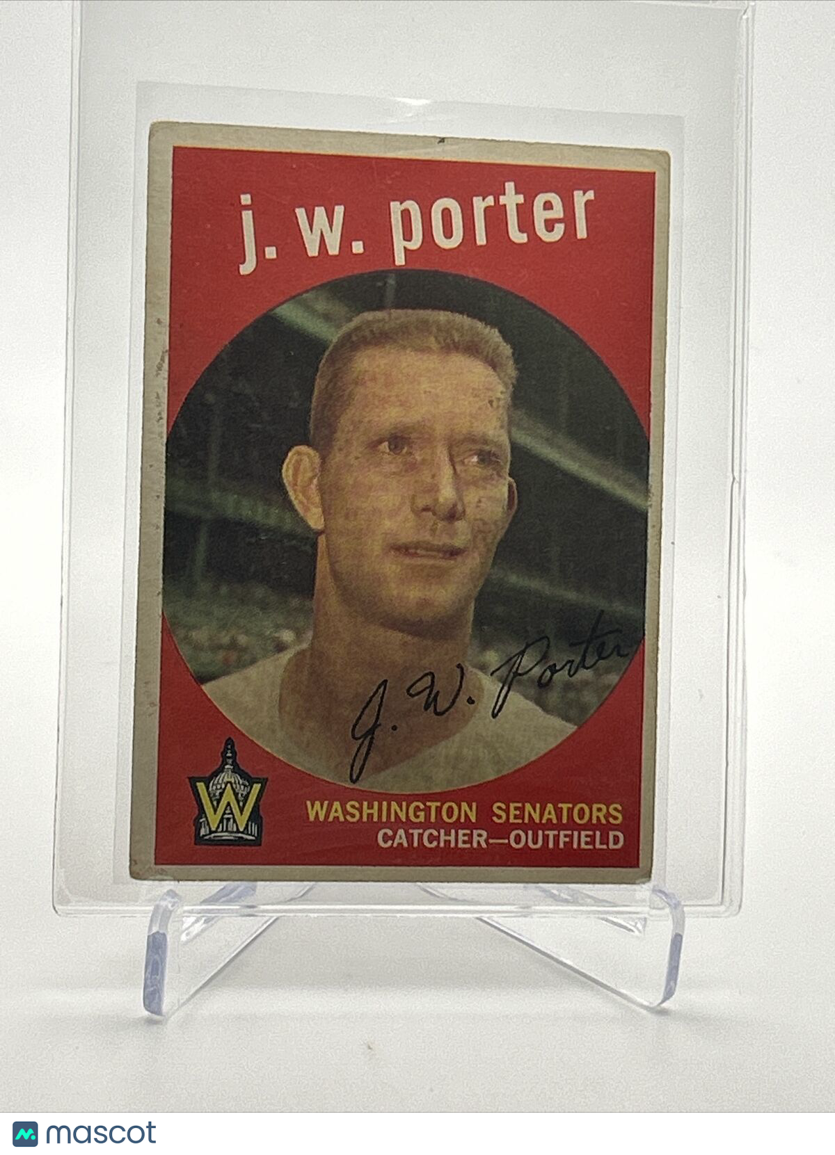 1959 Topps J.W. Porter Gray Back Baseball Card #246 VG Quality FREE SHIPPING