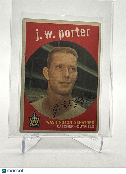 1959 Topps J.W. Porter Gray Back Baseball Card #246 VG Quality FREE SHIPPING
