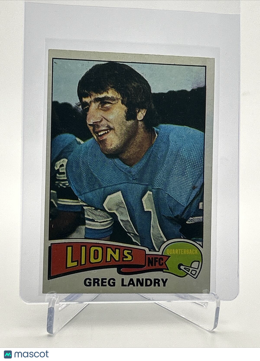 1975 Topps Greg Landry Football Card #15 NM Quality FREE SHIPPING