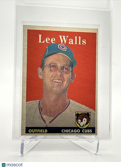 1958 Topps Lee Walls Baseball Card #66 EX-MT Quality FREE SHIPPING