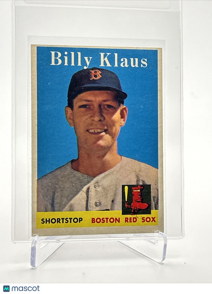 1958 Topps Billy Klaus Baseball Card #89 EX-MT Quality FREE SHIPPING