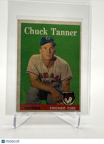 1958 Topps Chuck Tanner Baseball Card #91 EX-MT Quality FREE SHIPPING