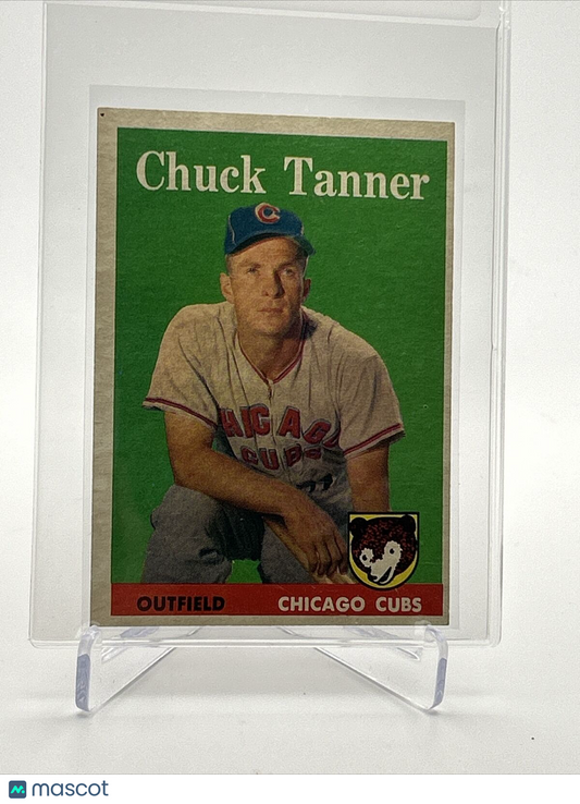 1958 Topps Chuck Tanner Baseball Card #91 EX-MT Quality FREE SHIPPING