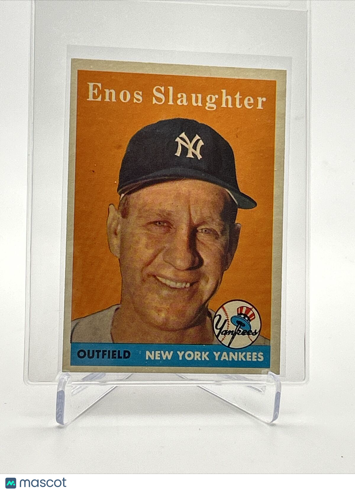 1958 Topps Enos Slaughter Baseball Card #142 EX-MT Quality FREE SHIPPING