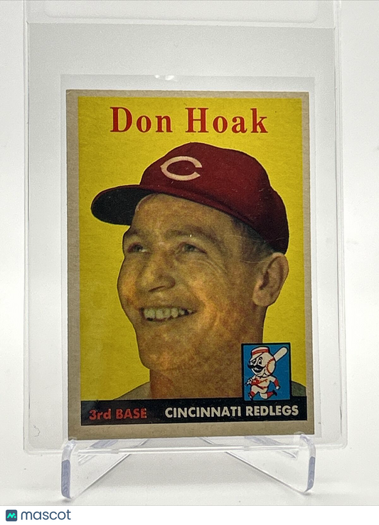 1958 Topps Don Hoak Baseball Card #160 EX-MT Quality FREE SHIPPING