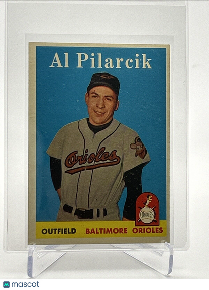1958 Topps Al Pilarcik Baseball Card #259 EX-MT Quality FREE SHIPPING