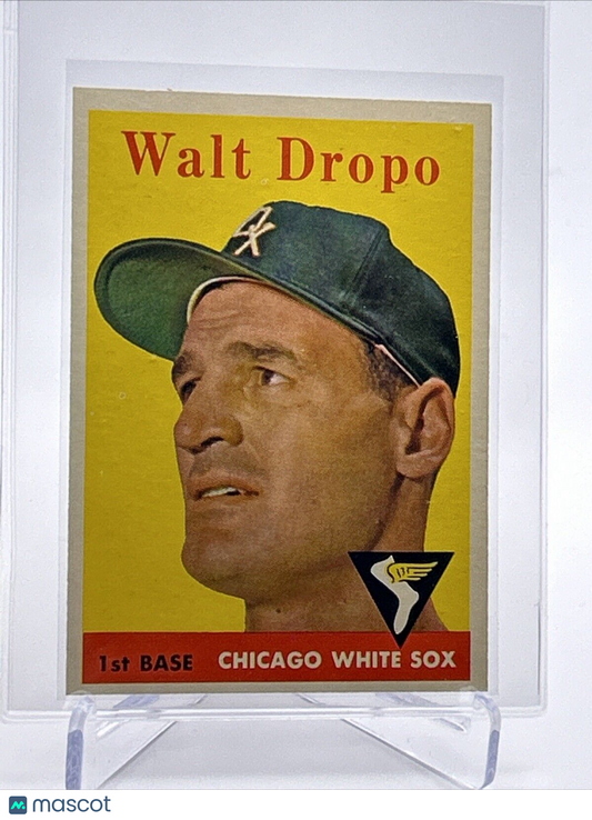 1958 Topps Walt Dropo Baseball Card #338 EX-MT Quality FREE SHIPPING