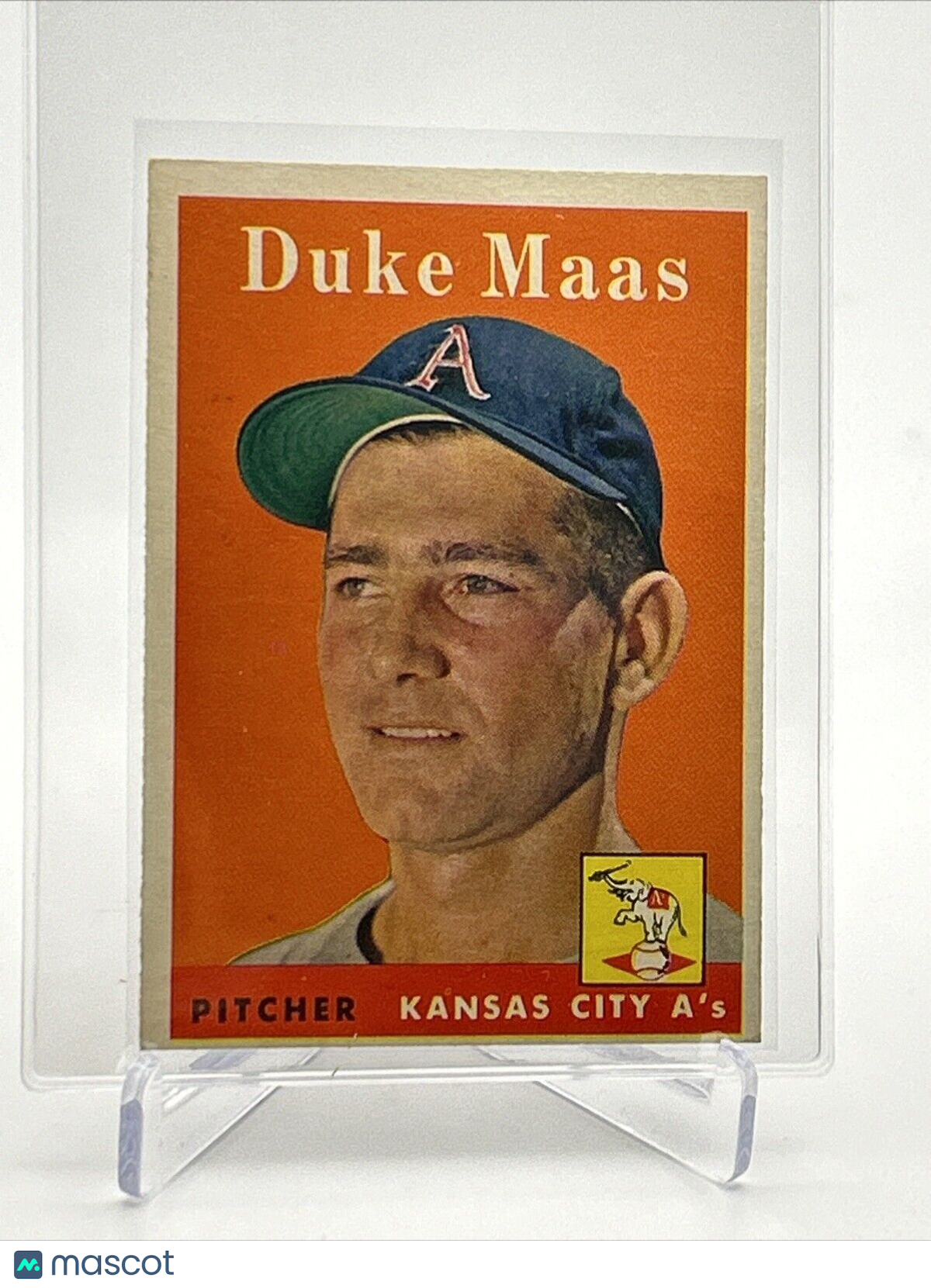 1958 Topps Duke Maas Baseball Card #228 EX-MT Quality FREE SHIPPING
