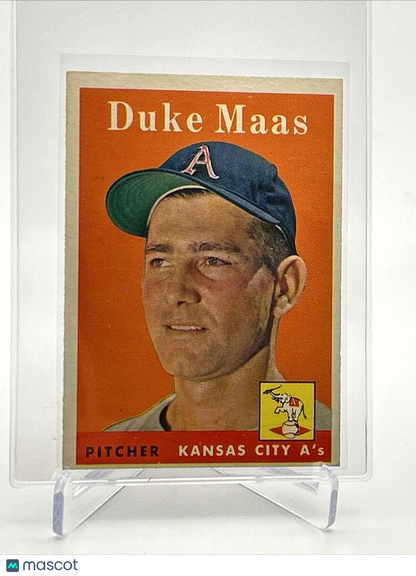 1958 Topps Duke Maas Baseball Card #228 EX-MT Quality FREE SHIPPING