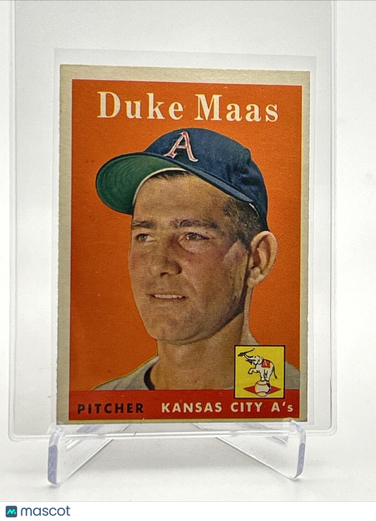 1958 Topps Duke Maas Baseball Card #228 EX-MT Quality FREE SHIPPING